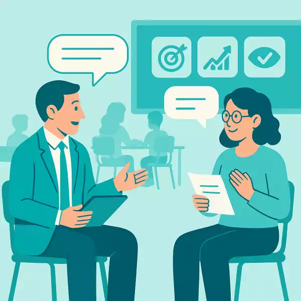 Jak rozvíjet učitele poskytováním zpětné vazby, pozorování a nastavování cílů (pro ředitele)